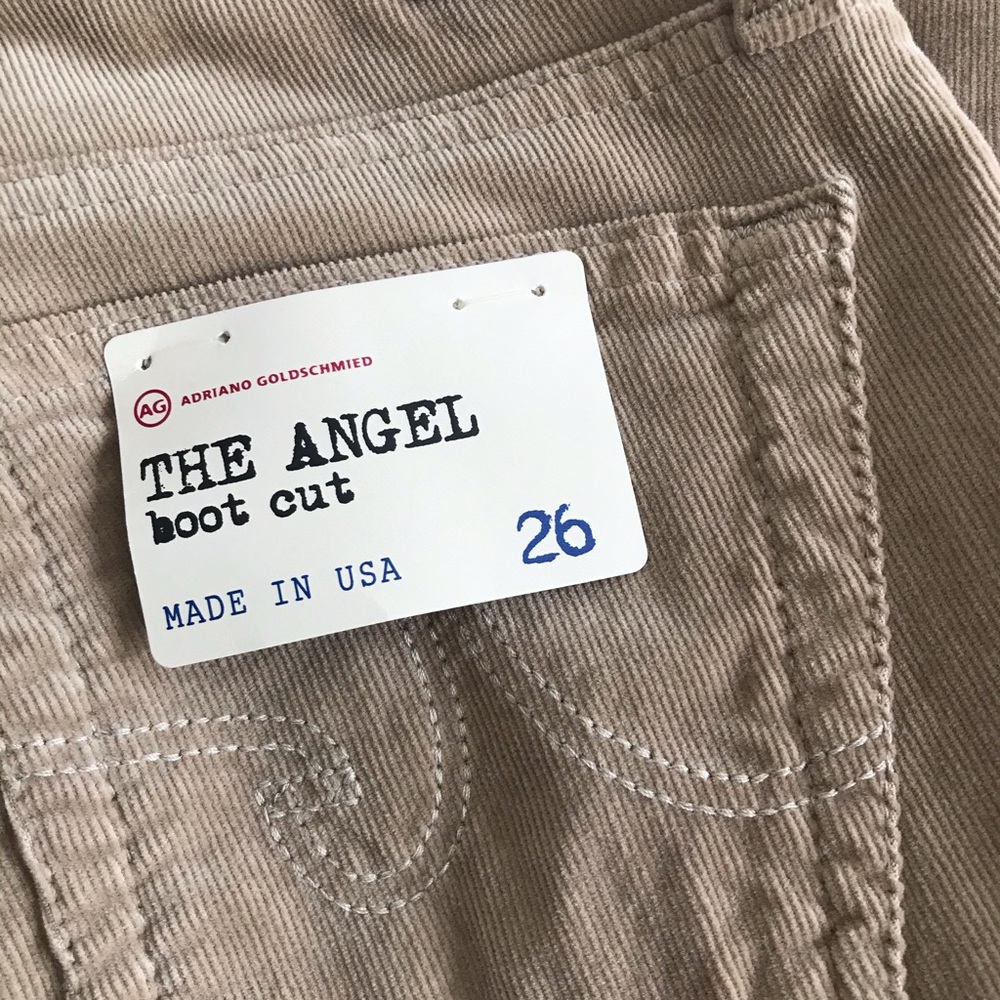 AG corduroy Jeans.